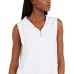  Sail Away Hooded Jacquard Cover-Up Dress, Small, White