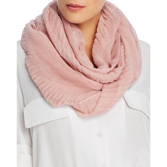  Knit Scarf, One size, Pink