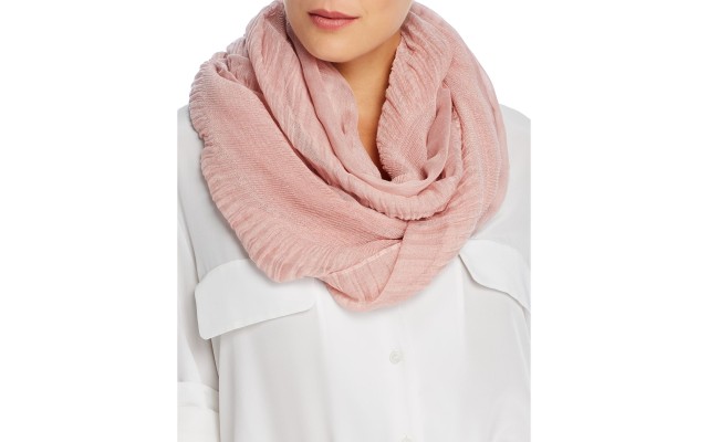  Knit Scarf, One size, Pink