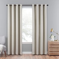 Eclipse Cara 50″ x 63″ Absolute Zero Blackout Curtain Panel