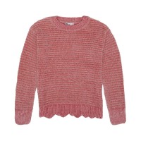 Epic Threads Big Girls Solid Sparkle Sweater Top (Bridal Rose, XL16)