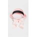  Ricky Pale Pink Woven Visor