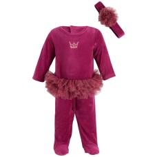 First Impressions Baby Girls Ft Ballerina Coverall