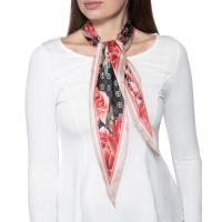 Giani Bernini Peony Logo Kite Scarf & Key Chain Box Set, Multicolor