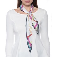 Giani Bernini Women ‘s Plaid Kite Scarf, White