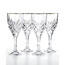 Godinger Wine Glasses, Stemmed Wine Glass Goblets – Dublin Platinum
