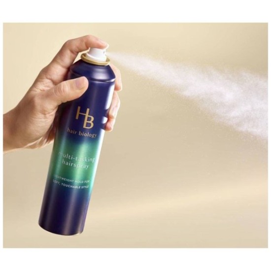  Multi-Tasking Hair Spray with Biotin for Lightweight Flexible Hold 8 Oz.