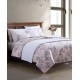 Hallmart Collectibles Farrington 8-Pc. Reversible King Comforter and Coverlet Set, Pink
