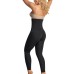 High Waisted Tummy Control Leggings for Women Compression Slimming Waist, Black