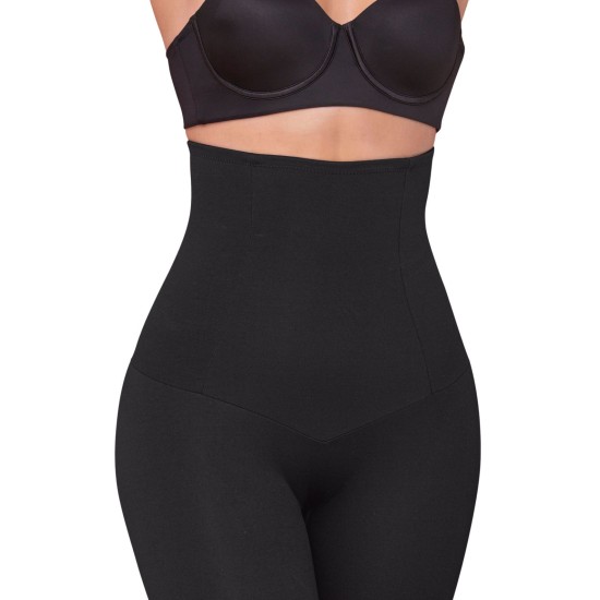 High Waisted Tummy Control Leggings for Women Compression Slimming Waist, Black