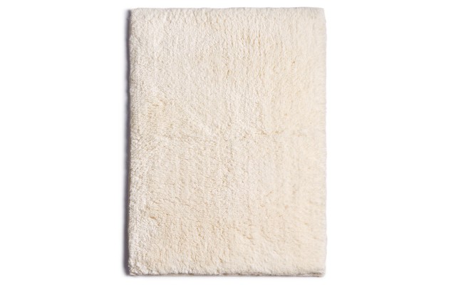  Turkish 20″ x 34″ Bath Rug, Ivory
