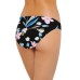  Juniors’ Flourishing Floral Hipster Bikini Bottoms, Black, S