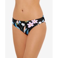 Hula Honey Juniors’ Flourishing Floral Hipster Bikini Bottoms, Medium, Multicolor