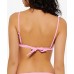  Juniors’ Shell-Trim Bikini Top, Lilac chiffon, XSmall