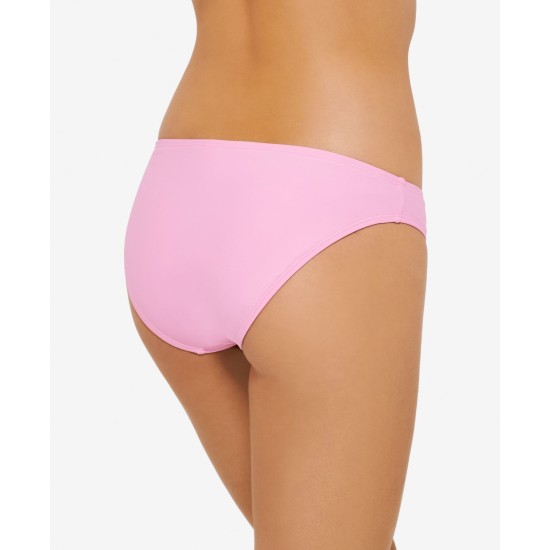  Juniors’ Solid Bikini Bottom, Lilac, Small
