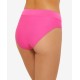  Juniors’ Zippered High-Waist Bikini Bottoms, Medium, Pink