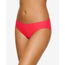 Hula Honey Women’s Swimwear Vibrant Hipster Bikini Bottom, Red, S