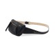  Pebbled Belt Bag, Black, L