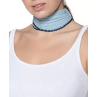 INC International Concepts Swiss Dot Bandana Scarf, Blue