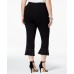 INC Womens Plus Size Ponte Studded Capri Pants, Black 24W