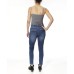 Indigo Saints Women’s High Rise Jeans, Navy, 27