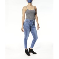 Indigo Saints Women’s High Rise Jeans, Blue, 26