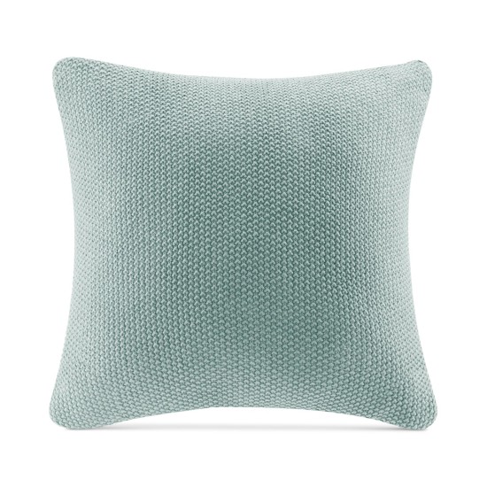  Bree Chunky-Knit Square European Pillow Cover, 26×26