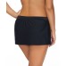  Sahara Solids Swim Skirt, Black, 8