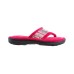  Signature Women’s Diamond Quilted Renae Thong Slipper, Red, 7.5
