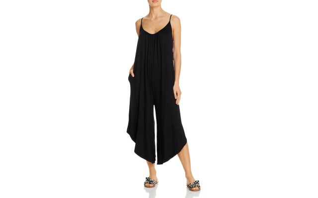 Jumper Cover-Up Women’s Swimsuit, Black, X-Large