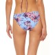  Palmy Days Printed O-Ring Smocked Bikini Bottoms, X-Large, Multicolor
