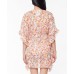  Summer Dreaming Printed Caftan Cover-Up, Small, Pink