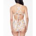  Summer Dreaming Tie-Front One-Piece Swimsuit, Multi, Small