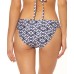  Venice Beach Printed Shirred Hipster Bikini Bottoms, Small, Multicolor