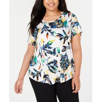 Jm Collection Plus Size Printed T-Shirt
