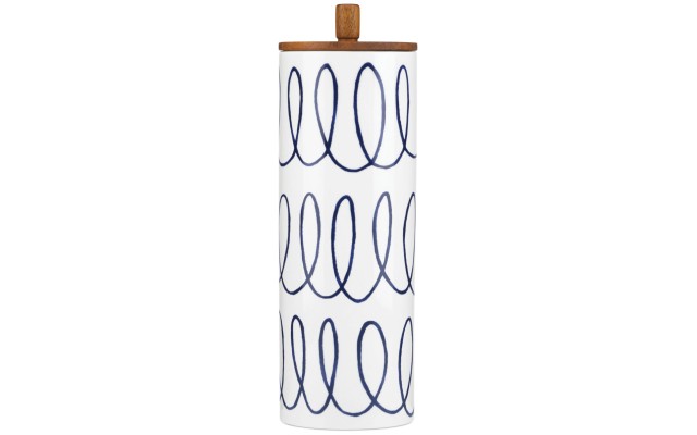  Charlotte Street Tall Canister, White
