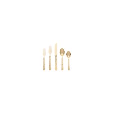Kate Spade New York Larabee Dot 5-Piece Gold Place Setting Flatware