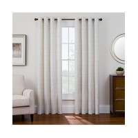 Keeco Sharper Image Bradford 53″ x 63″ Grommet Window Panel, Beige