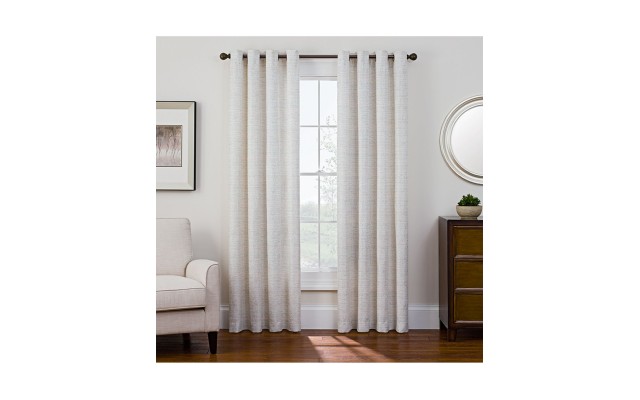 Keeco Sharper Image Bradford 53″ x 63″ Grommet Window Panel, Beige