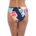  Animal Instinct Reversible Hipster Bikini Bottoms, Blue, 16