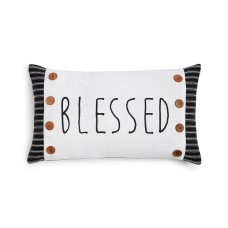 Lacourte Blessed 14″ x 24″ Decorative Pillow, White