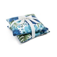 Lacourte Lucia 2-Pk. 20″ Square Decorative Pillows, Navy