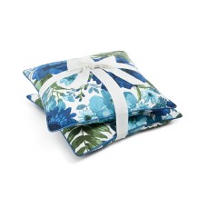 Lacourte Lucia 2-Pk. 20″ Square Decorative Pillows, Navy