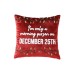  Morning Person Decorative Pillow, 20″ x 20″, Red