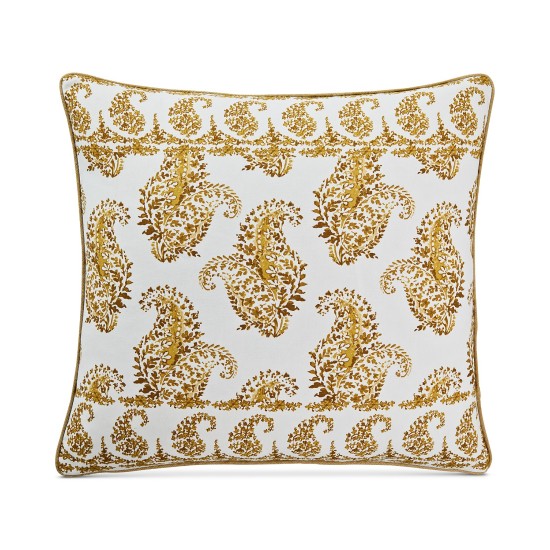  Timara 20″ Square Decorative Pillow, Yellow