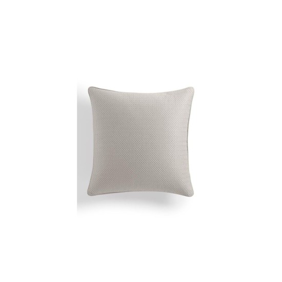 Last Act!  Honeycomb Trellis 18″ x 18″ Decorative Pillow, Gray