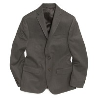 Lauren Ralph Lauren Big Boys Husky Solid Blazer Jacket, (Grey,18)