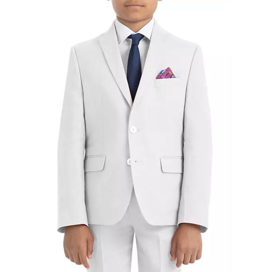 Lauren Ralph Lauren Boys White Linen Jacket (White, 20R)