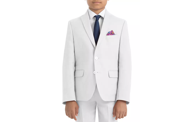 Lauren Ralph Lauren Boys White Linen Jacket (White, 20R)