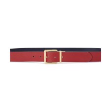 LAUREN Ralph Lauren Logo-Tip Pebbled Leather Belt